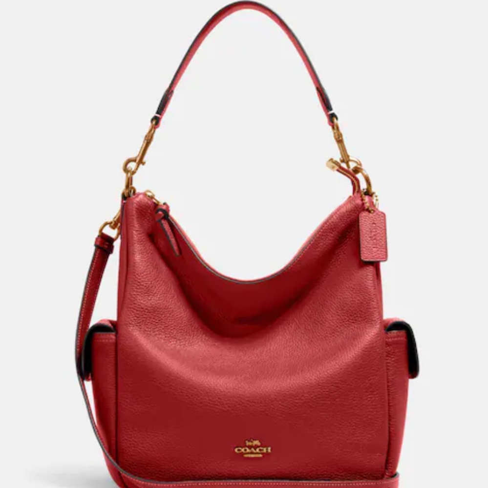 Coach Pennie Shoulder Bag ❤️1941 Red
